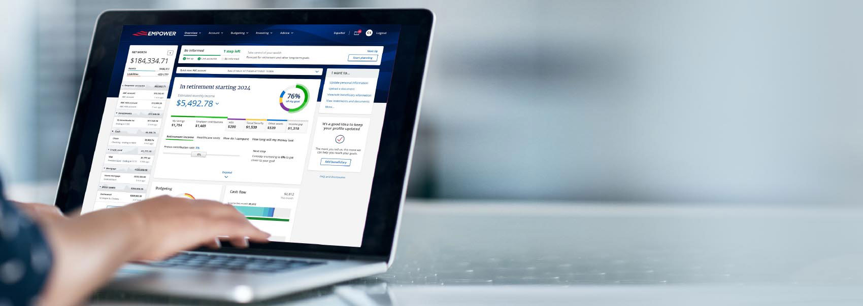 your complete financial picture one password link accounts for a 360 view of your financial life